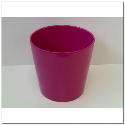 MACETA CERAMICA CONICA DIM.22 (FUCSIA)