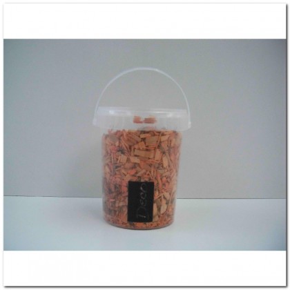 WOOD CHIPS 10-20MM 1000ML NARANJA.