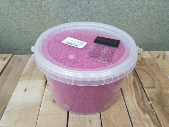 PIEDRA GRANULATE 2-3MM 2.5L FUCSIA.