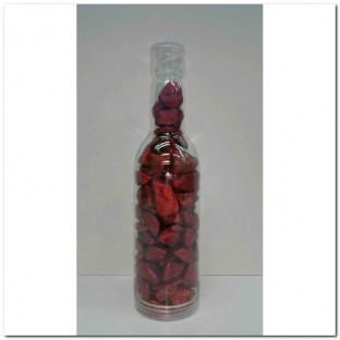 PIEDRA GLITTER DECO ROCKS 15-30MM.650ML.CARMINE