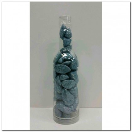 PIEDRA GLITTER DECO ROCKS 15-30MM.650ML. BLUE