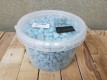 PIEDRA MARBLES 7-15MM 2,5L AZUL CELESTE.