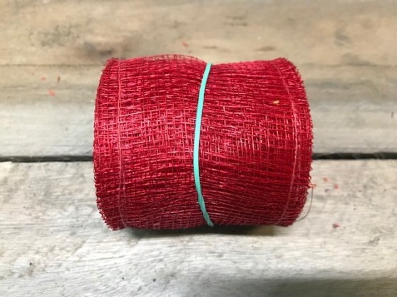 SINAMAY CINTA 7CM X 9,5M ROJO.