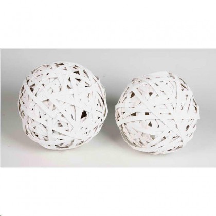 BALL EXTRA 20CM BLANCO PACK X 2