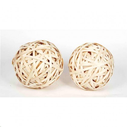 BALL EXTRA 20CM NATURAL PACK X 2