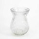 CRISTAL GINA VASE TRANSPARENTE 14X18CM