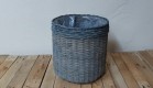 MIMBRE GROOVE ROUND GREY(WASH) 35H30Ø