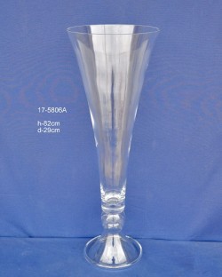 CRISTAL JARRON H:82CM 29Ø