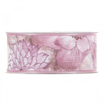 CINTA NASTRO FLORAL 40MMX15MT PINK