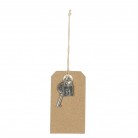 TARJETA CARTON TAG W/LOCK&KEY (6PCS) 4,5CMX8
