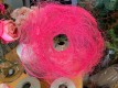 PORTA BOUQUET NIDO SISAL FUCSIA Ø25CM