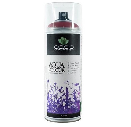 SPRAY AQUA COLOUR ROJO BURDEO 400ML