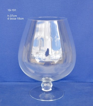 CRISTAL COPA H:37CM Ø:18