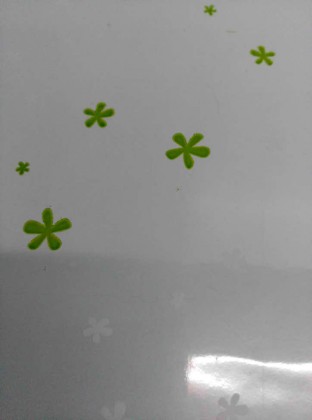 BOBINAS PP NEUTRO FANT FLORES BL/VERDE 70X50