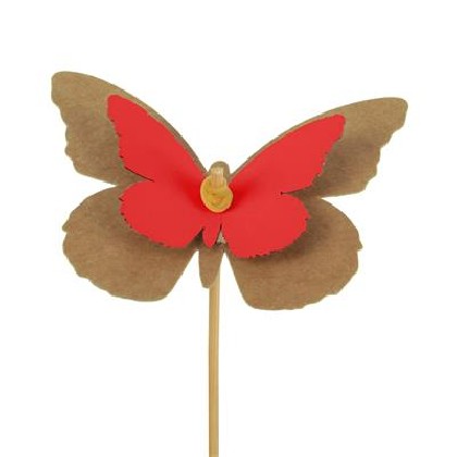 PICK MARIPOSA KRAFT ROJO X4 UNI