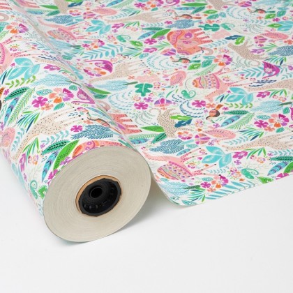 BOBINA PAPEL LUX 70CMX50M FLORAL