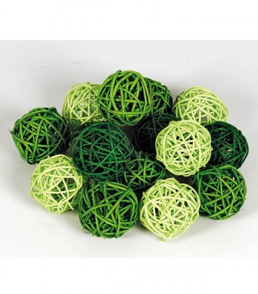 RATTAN BALL 5CM VERDES.