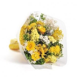 BOUQUET FLOWERS FANTASY YELLOW