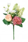 ROSE/ALLIUM PIQUET 27CM SALMON/RS