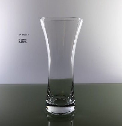 CRISTAL JARRON H:25CM Ø:10