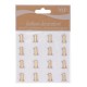 STICKERS NUMERO 1 MADERA NATURAL(16 UNI)