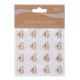 STICKERS NUMERO 4 MADERA NATURAL(16 UNI)