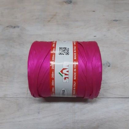 BOBINA RAFIA SINT.15MM X200M FUCSIA