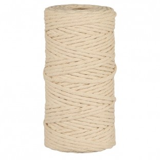 CORDON RECYCLED COTTON YARN MM5X100MT (300GR) NATURAL