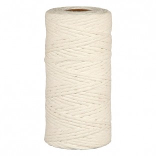 CORDON RECYCLED COTTON YARN MM5X100MT (300GR) BLANCO