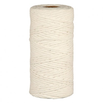 CORDON RECYCLED COTTON YARN MM5X100MT (300GR) BLANCO