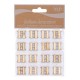 STICKERS LETRA H 10CMX10CM MADERA NATURAL(16 UNI)