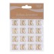 STICKERS LETRA K 10CMX10CM MADERA NATURAL(16 UNI)