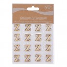 STICKERS LETRA Z 10CMX10CM MADERA NATURAL(16 UNI)