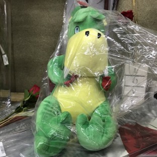 DRAGON PELUCHE GRANDE VERDE.