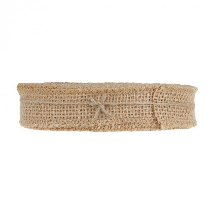 CINTA YUTE 25MMX10MT NATURAL