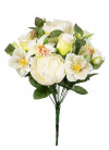 PIQUET PAEONIA/HELLEBORE 35CM CREMA COMB