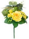 ROSE/ALLIUM PIQUET 27CM CREMA