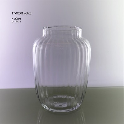 CRISTAL JARRON H:20CM Ø:14X9