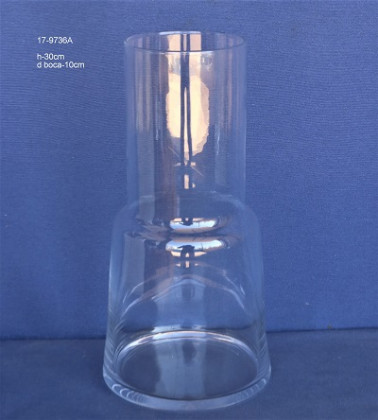 CRISTAL JARRON H:30 D:10CM