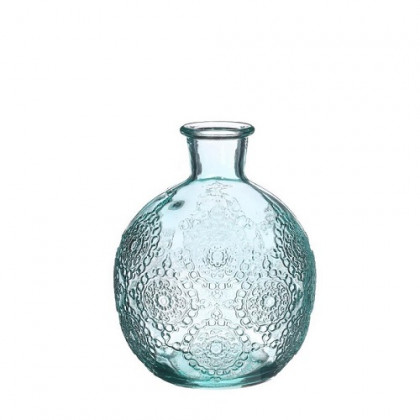 BOTELLA BOLOGNA H12 Ø9,5 AZUL SUAVE.