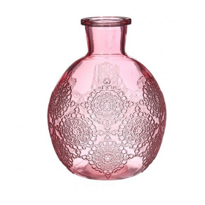 BOTELLA BOLOGNA H17 Ø13 ROSA SUAVE.