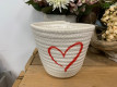 MACETA COTTON CORAZON 17X14X10