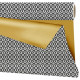 BOBINA OPACO ORO/NEGRO 100CM X 25M