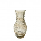 CRISTAL VASE ELAINE Ø17CM35 GRIS
