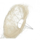 PORTA BOUQUET SISAL Ø30CM (MARFIL)