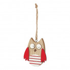 WOOD OWL CM8X6 RED