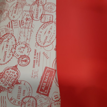 BOBINA OPACO JOY 70CMX40M ROJO