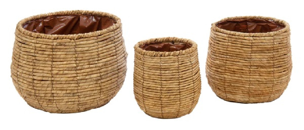 MIMBRE LOFT CAULDRON NATURAL 18Ø20H