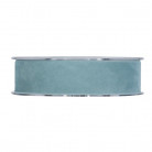CINTA DOUBLE VELVET 25MMX7MT CELESTE