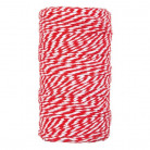 CINTA CORDINO MM2X100MT ROJO/BLANCO
